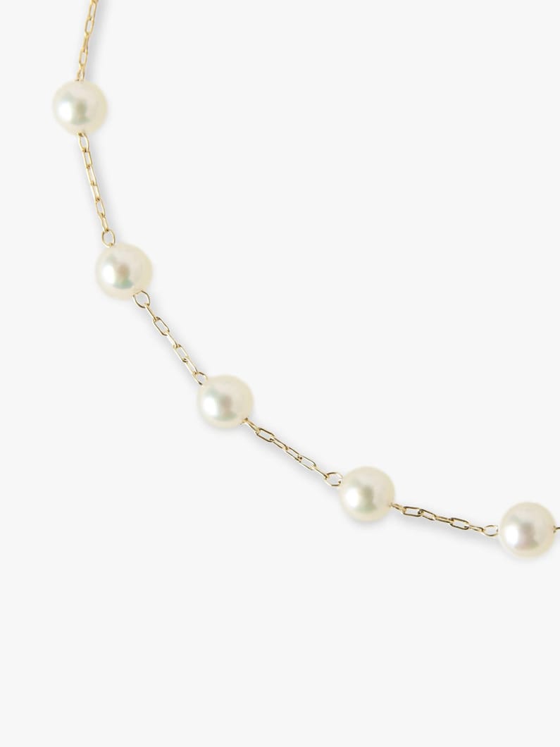 Multi Akoya Pearl Chain Bracelet 詳細画像 yellow gold 1