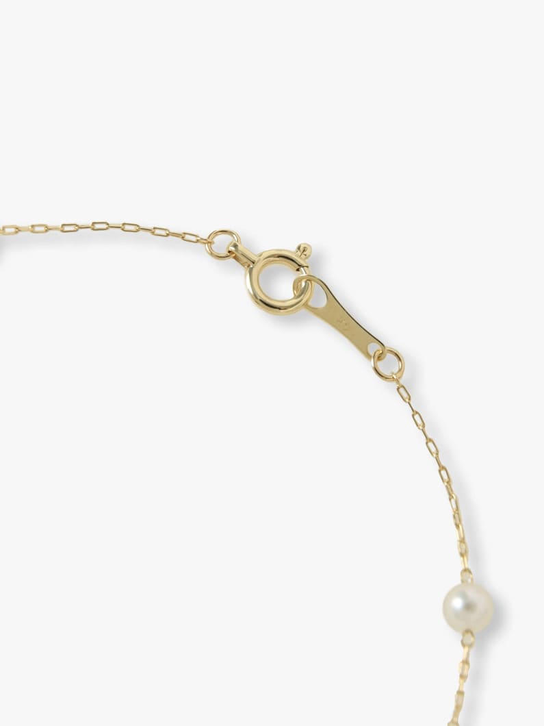 Multi Akoya Pearl Chain Bracelet 詳細画像 yellow gold 2