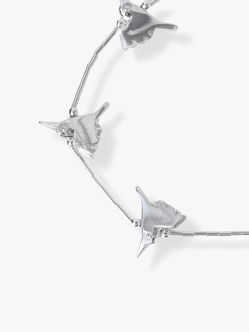 ハミングバード＆ハート ブレスレット 詳細画像 silver 1