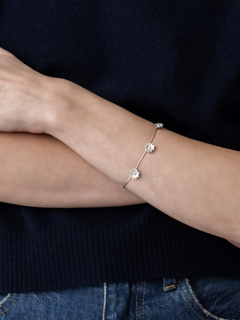 フラワー ブレスレット 詳細画像 silver 3