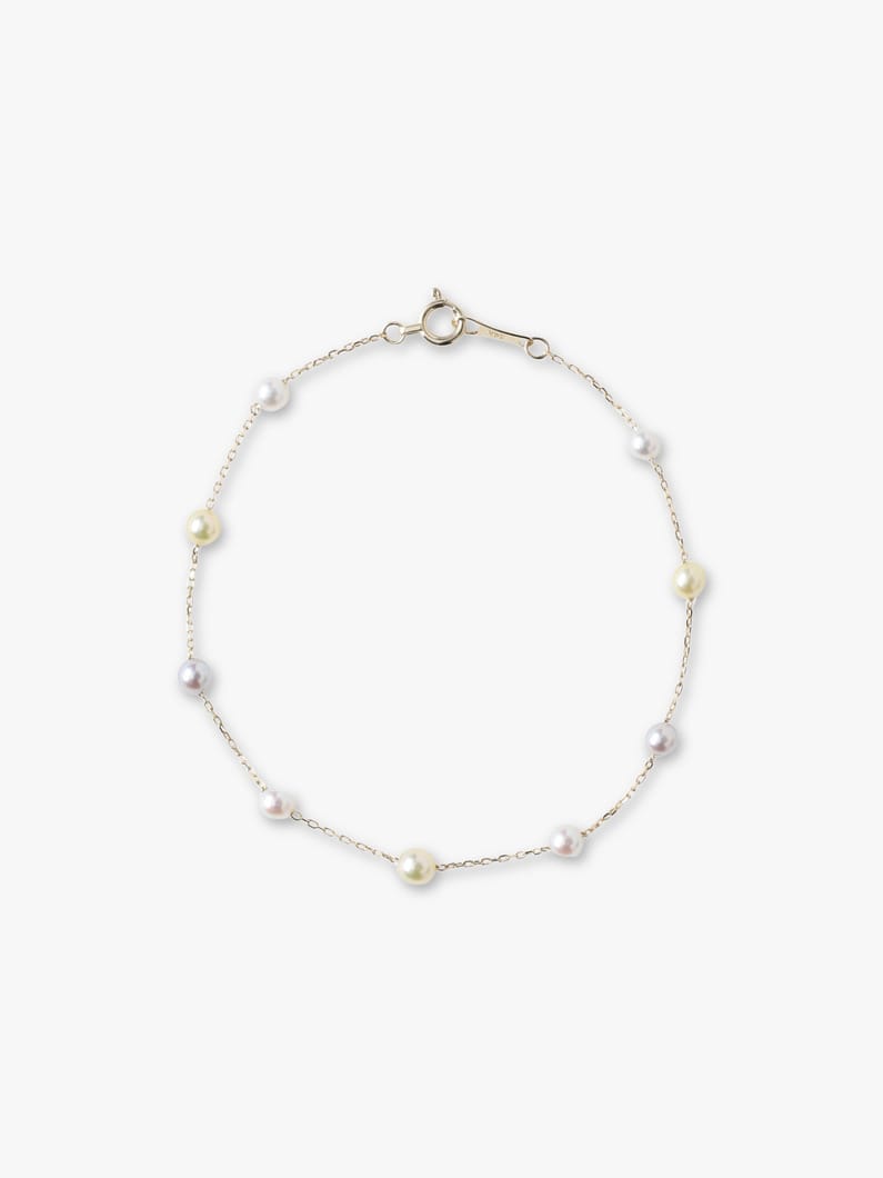 キャンディーカラーパール ブレスレット 詳細画像 yellow gold 1