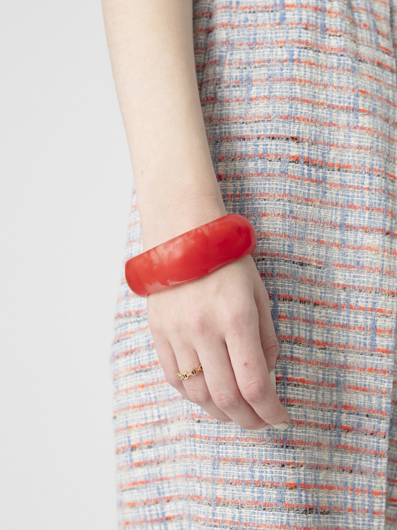 ラージ オーガニック バングル 詳細画像 red 1