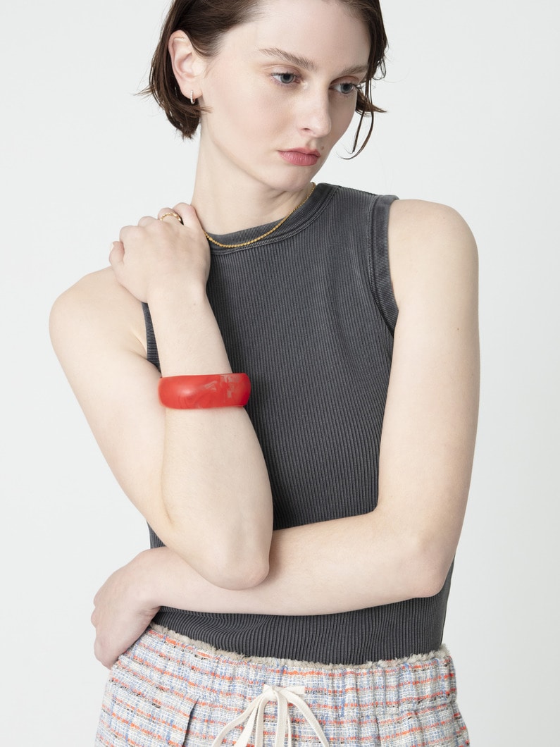 ラージ オーガニック バングル 詳細画像 red 2