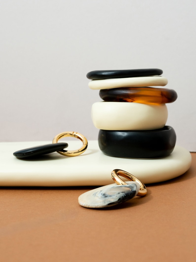 ラージ オーガニック バングル 詳細画像 red 4