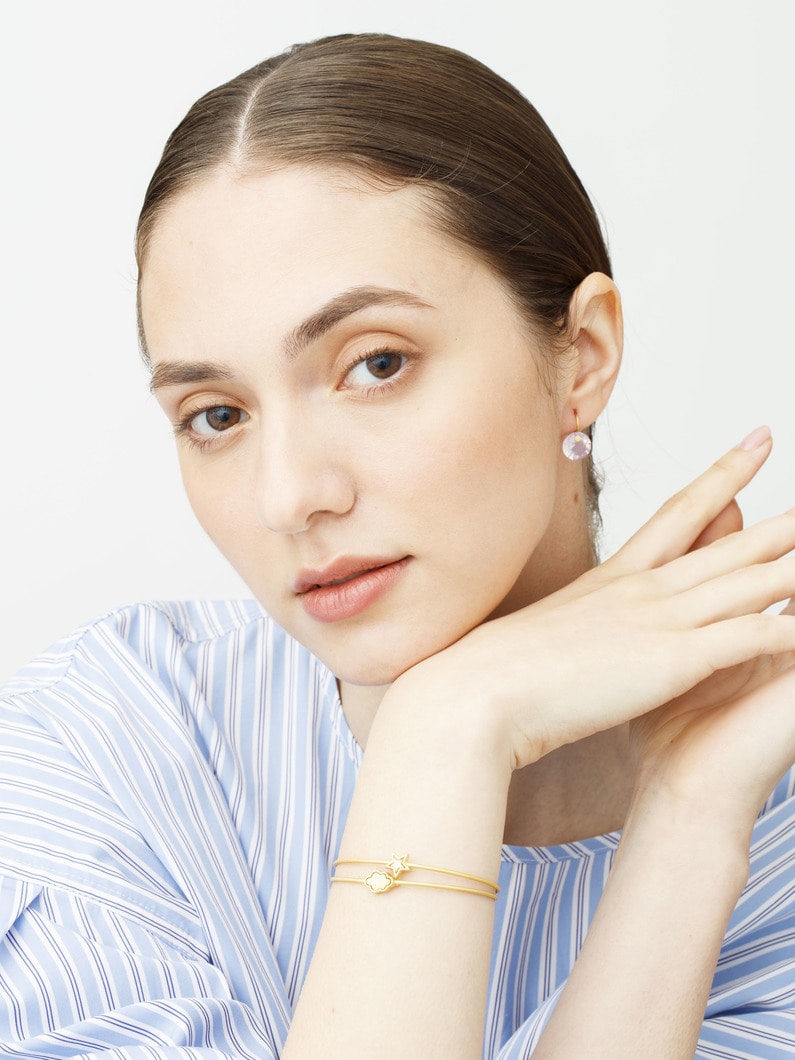 スター カフ ブレスレット 詳細画像 gold 5