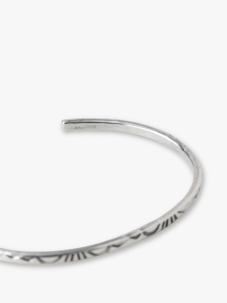 エングレイブド シルバーバングル 詳細画像 silver 3
