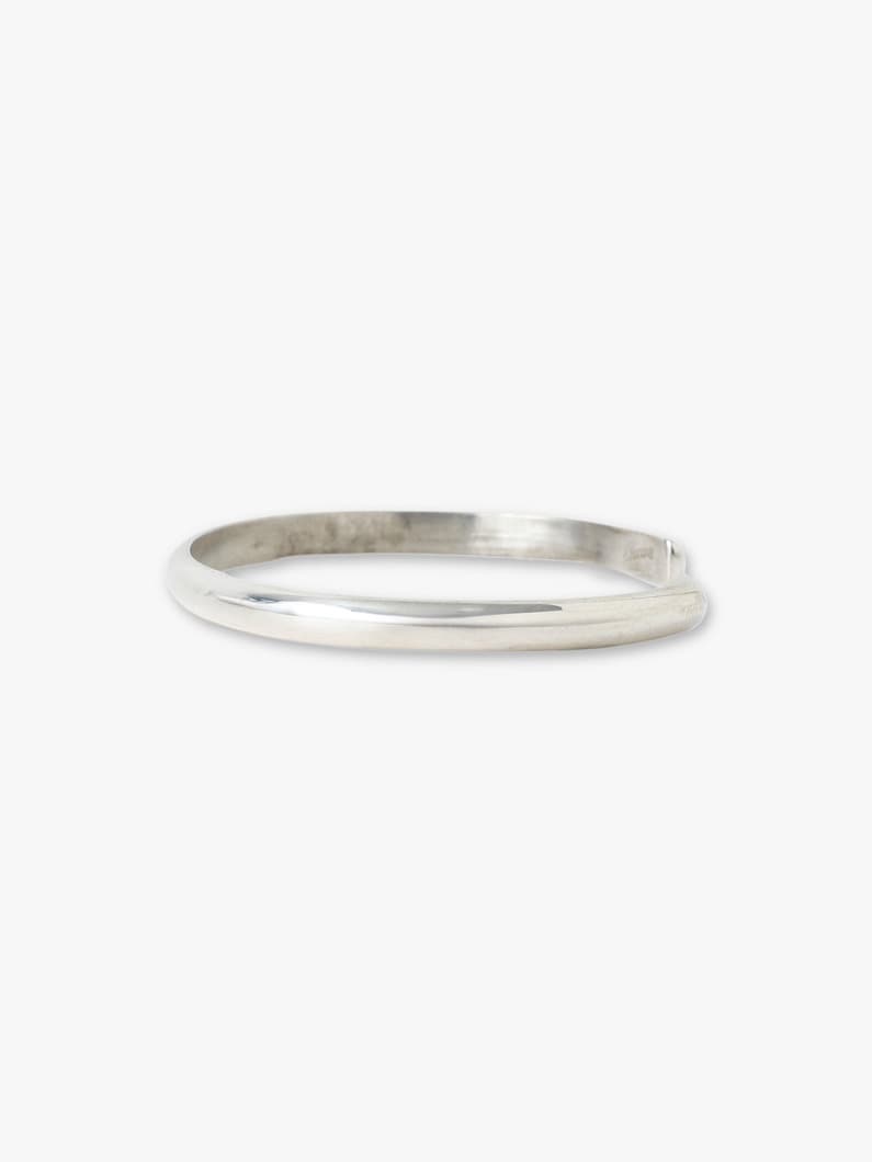 ハーフラウンド スリム シルバーバングル 詳細画像 silver 1