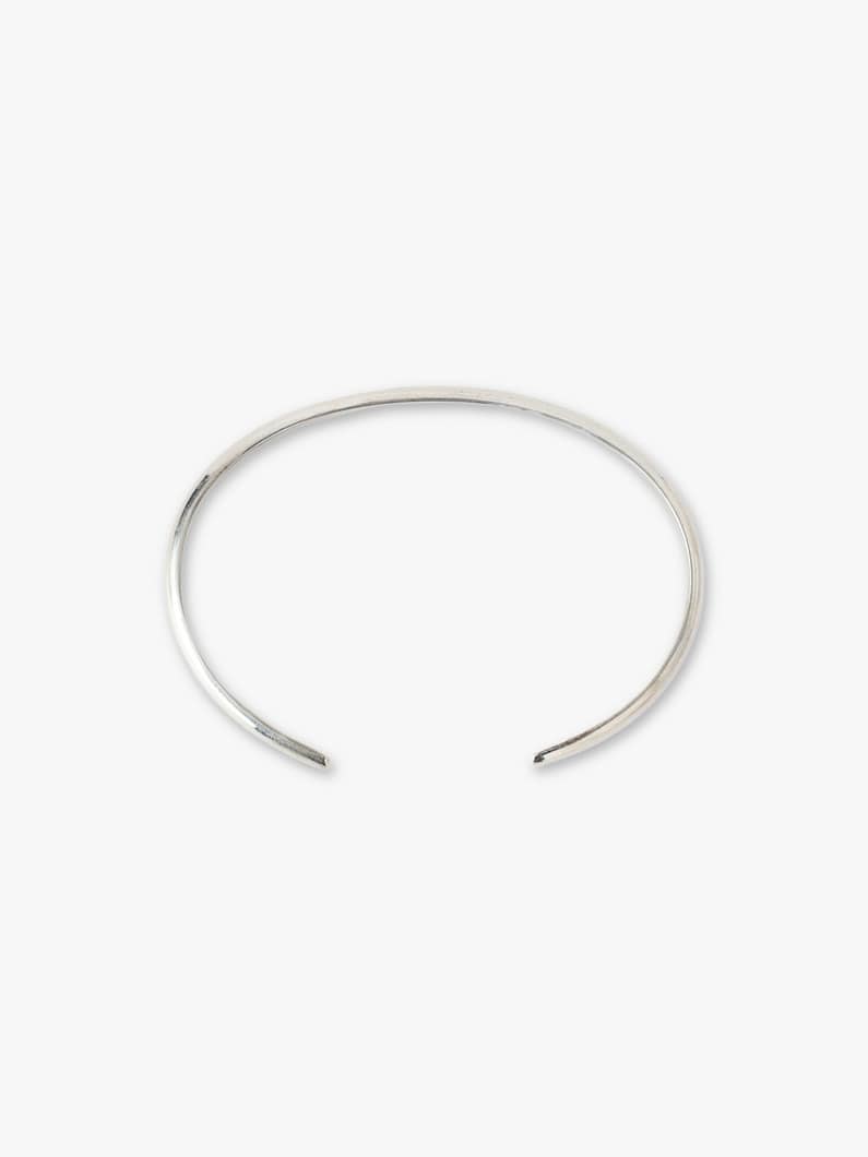 ハーフラウンド スリム シルバーバングル 詳細画像 silver 2