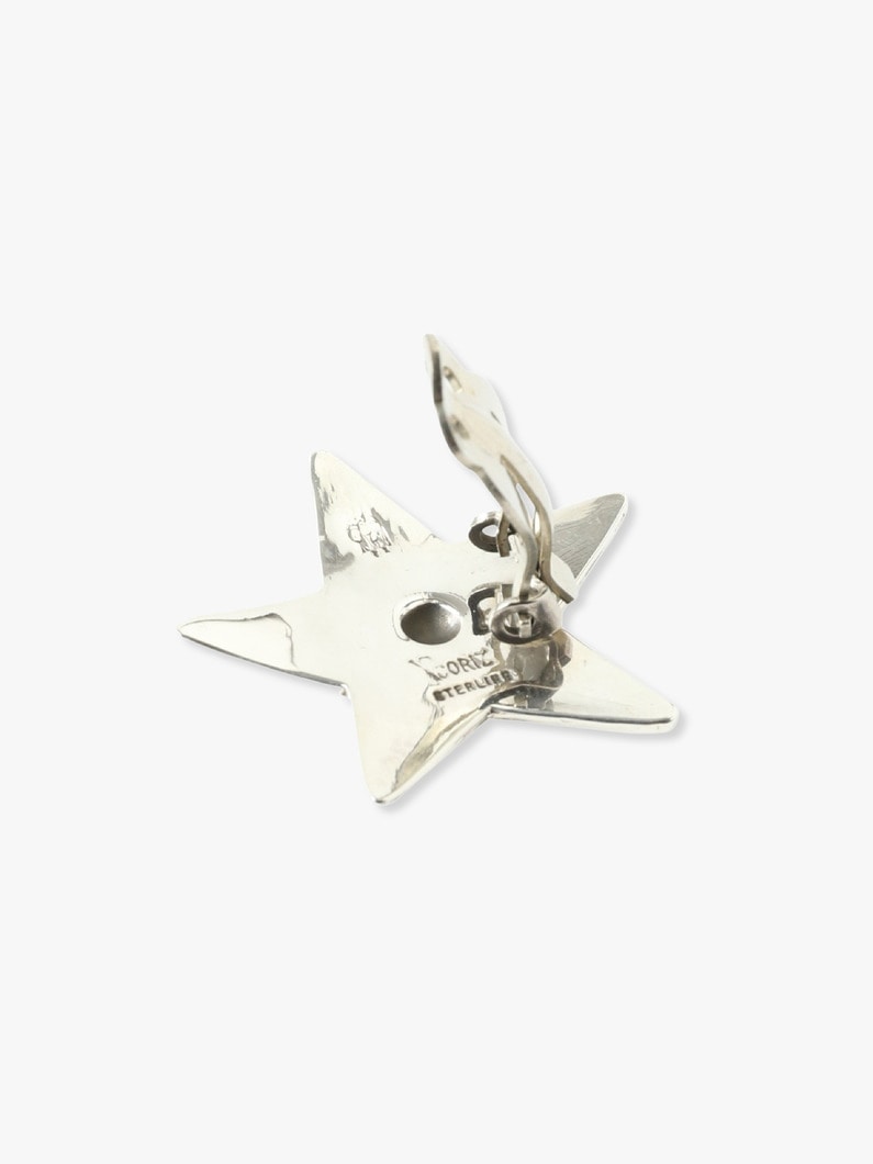 Silver Small Star Earrings 詳細画像 silver 5