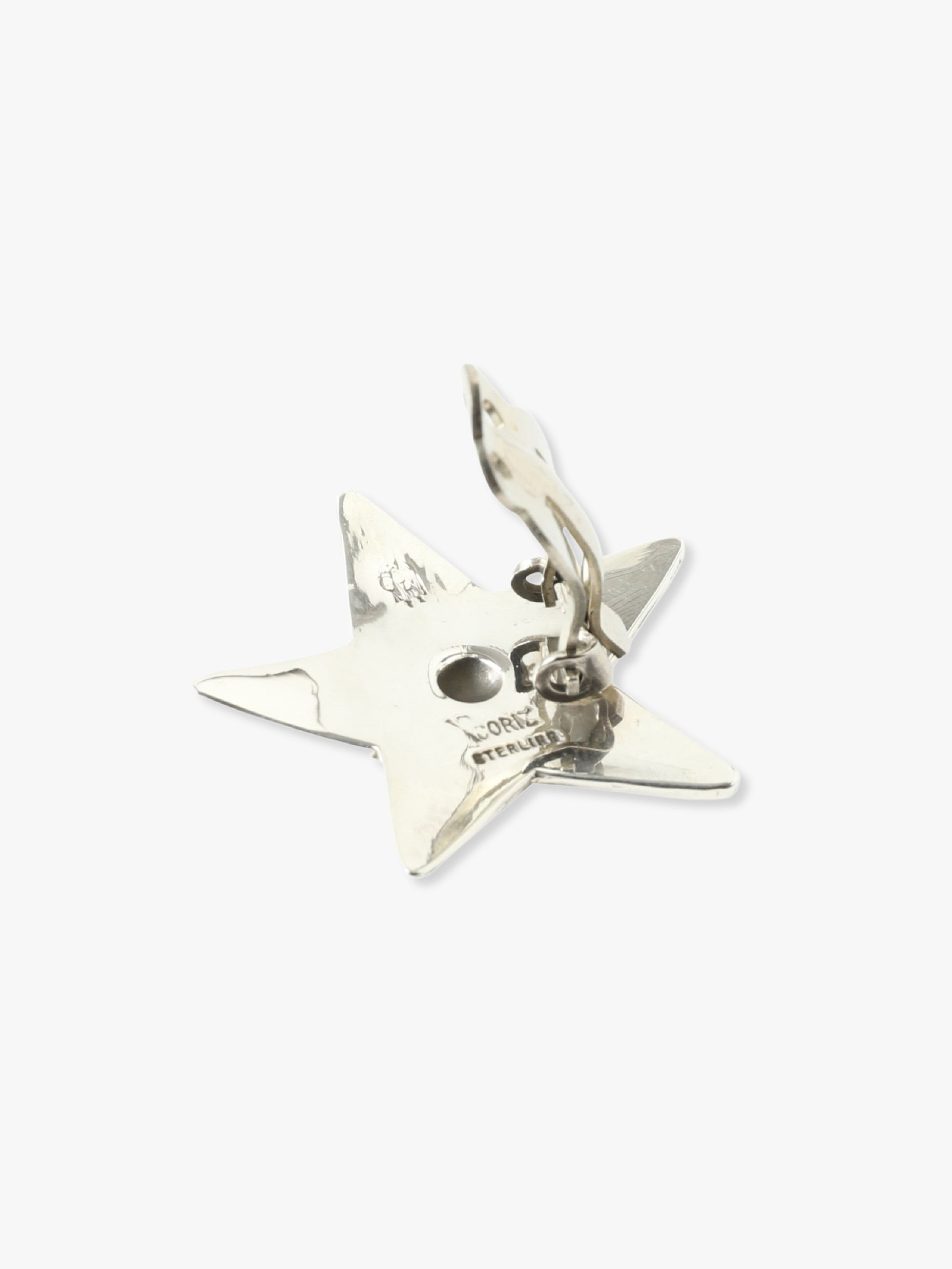 Silver Small Star Earrings 詳細画像 silver 3