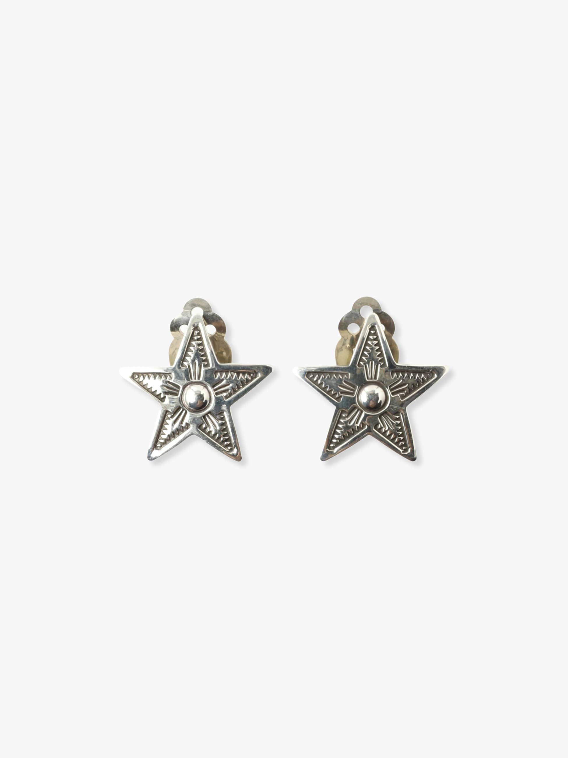 Silver Small Star Earrings 詳細画像 silver 2