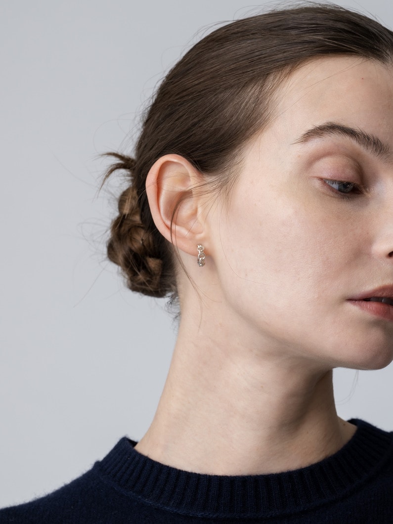 フューズド サーペンス ピアス（シルバー） 詳細画像 other 2