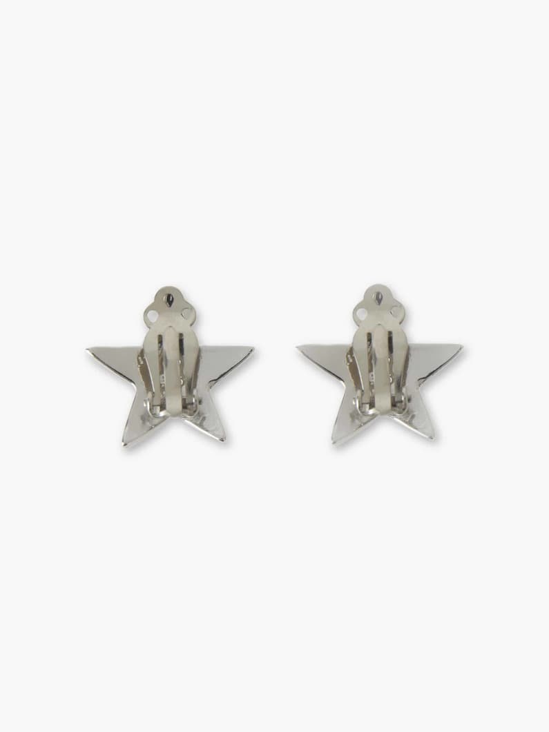 Star Clip Earrings  詳細画像 silver 1