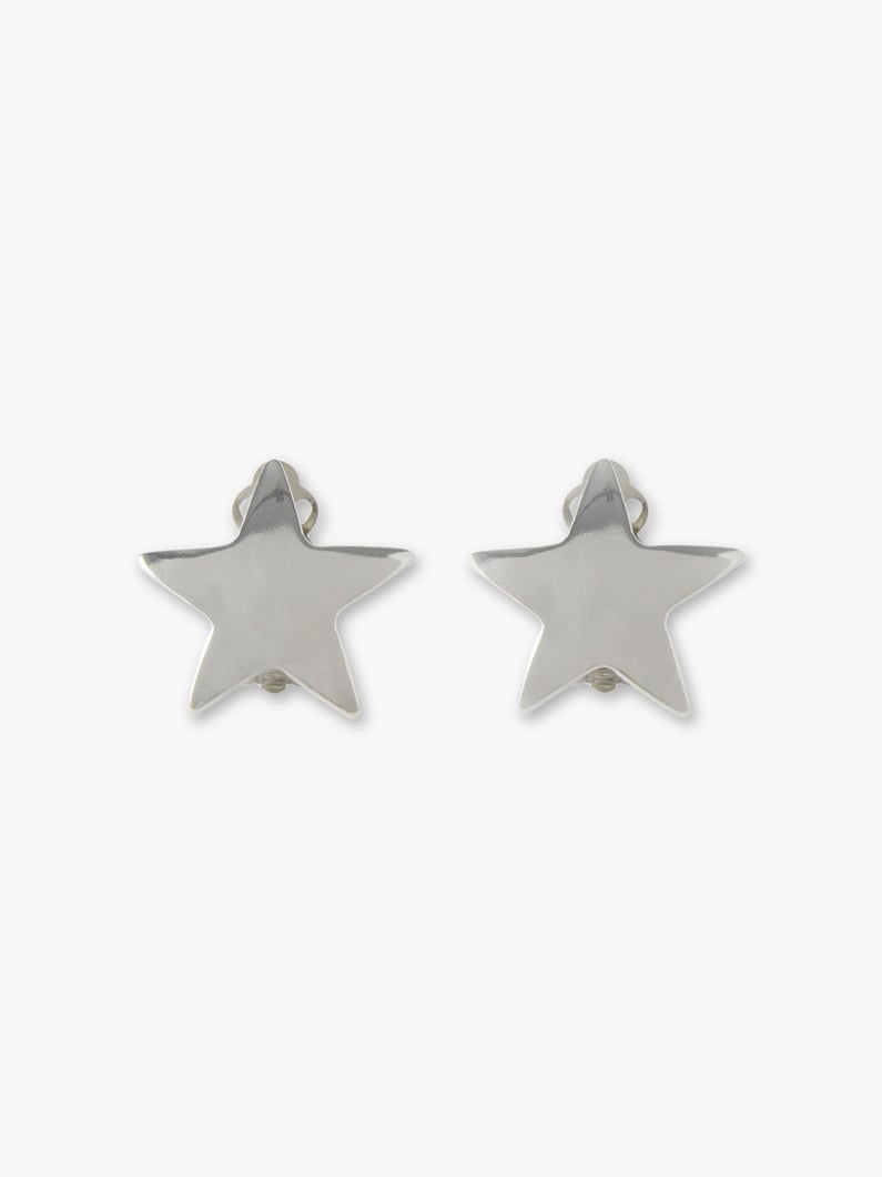 Star Clip Earrings  詳細画像 silver 1