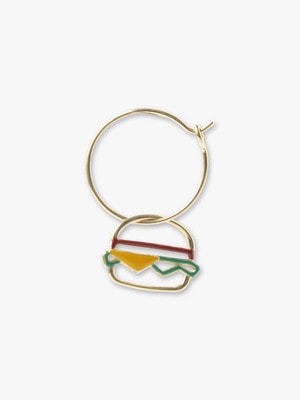 Fresh Hamburger Single Circle Pierced Earring 詳細画像 gold
