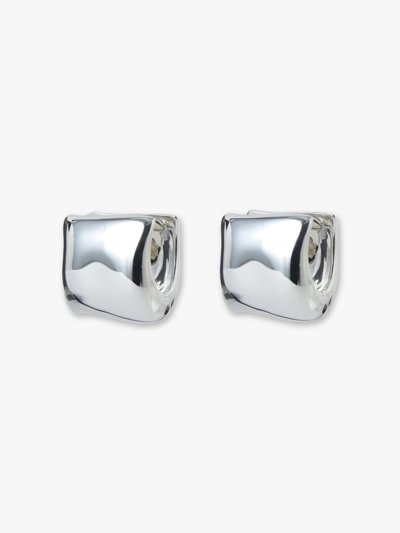 Square Wrap Pierced Earrings | ピアス 詳細画像 silver 1