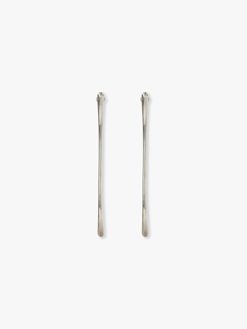 ヘアライン ピアス 詳細画像 silver 1