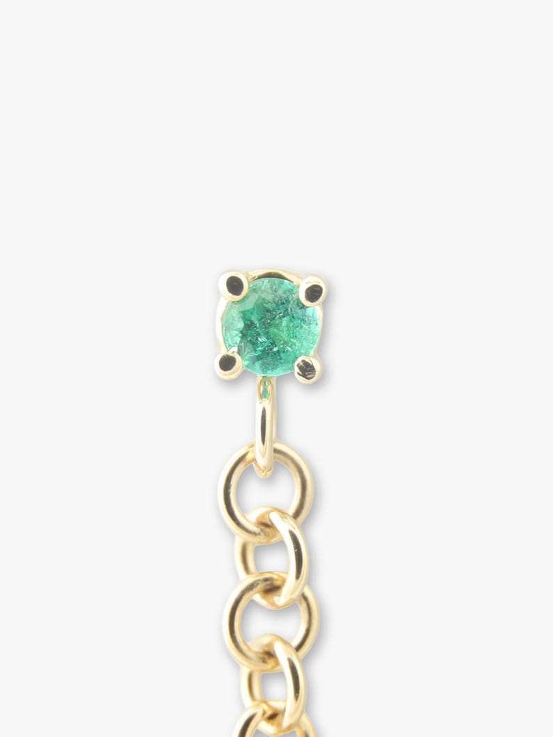 Anaka Pireced Earring (emerald) 詳細画像 other 2