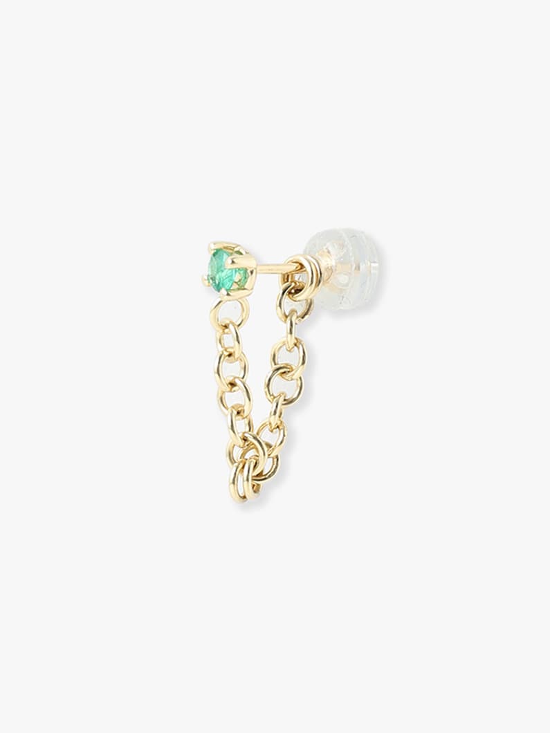 Anaka Pireced Earring (emerald) 詳細画像 other 3