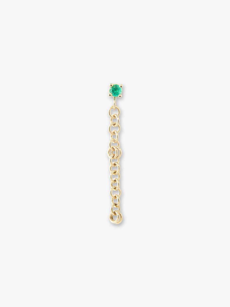 Anaka Pireced Earring (emerald) 詳細画像 other 1