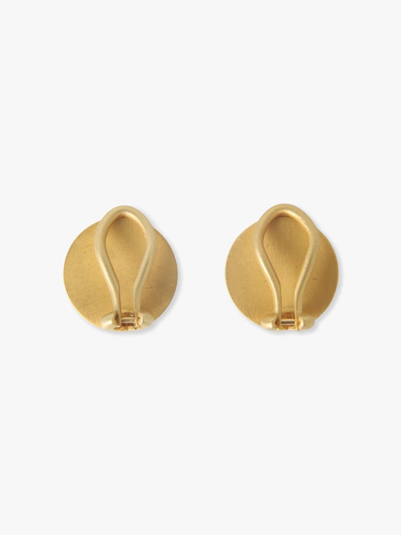 Dot Clip Earrings 詳細画像 gold 1