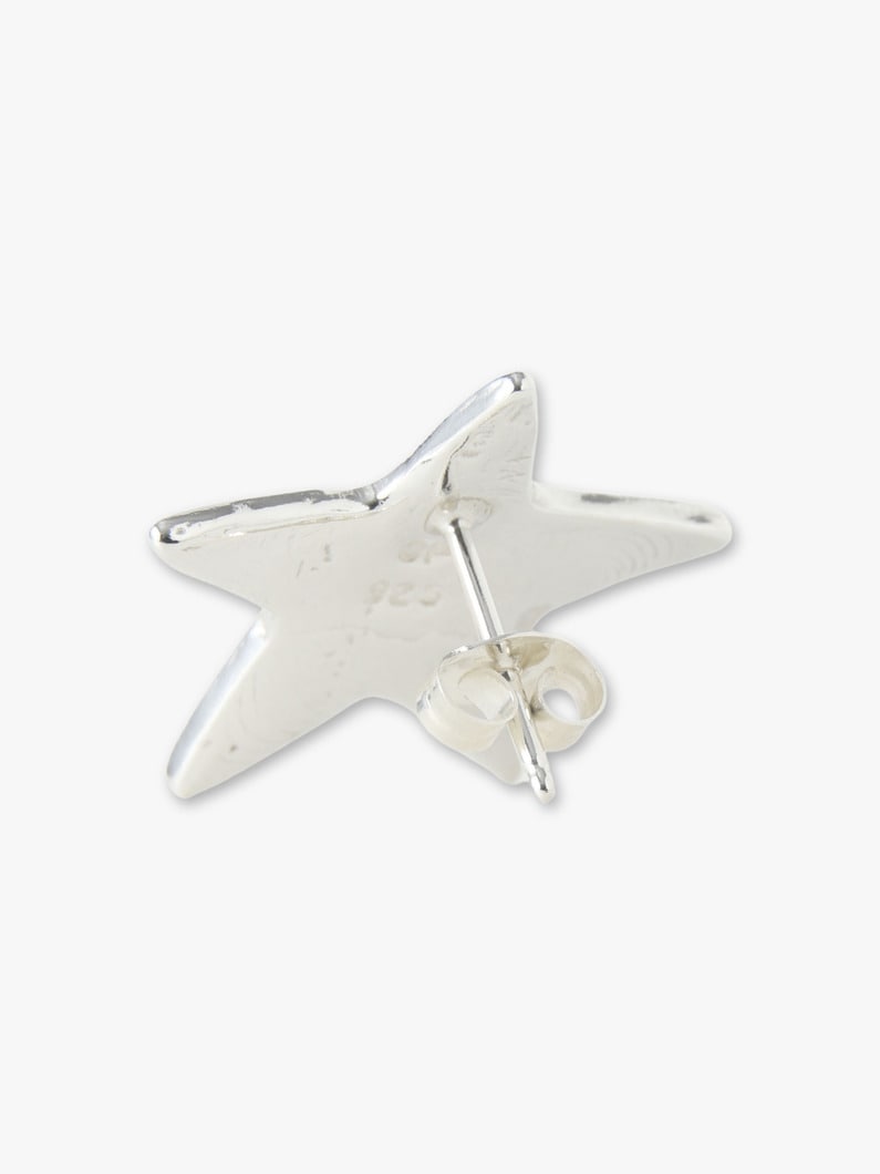 Star Pierced Earrings  詳細画像 silver 2