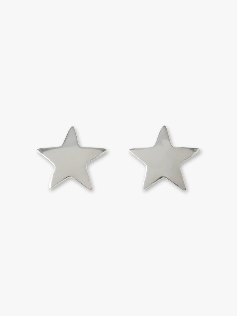 Star Pierced Earrings  詳細画像 silver 2