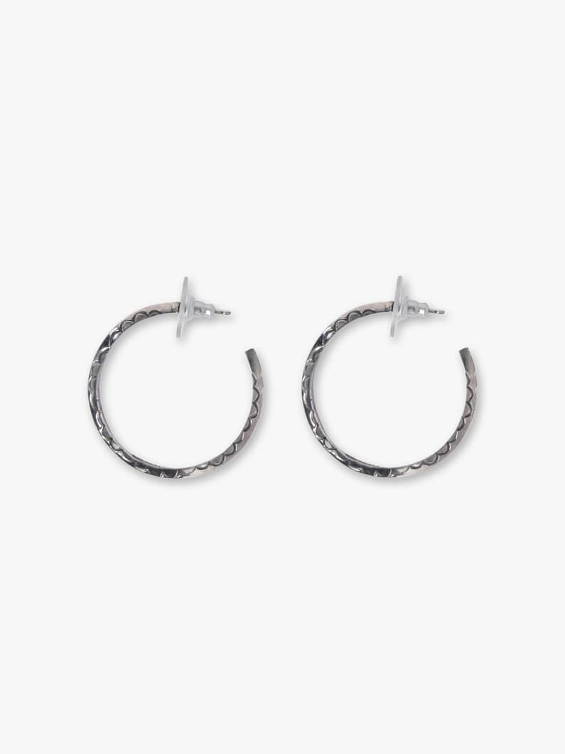 シルバー フープ ピアス（No.1） 詳細画像 silver 1