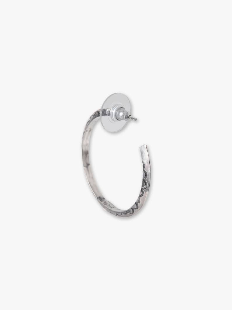 シルバー フープ ピアス（No.1） 詳細画像 silver 2