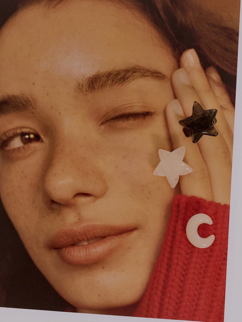 スター＆ムーン ピアス 詳細画像 red 4