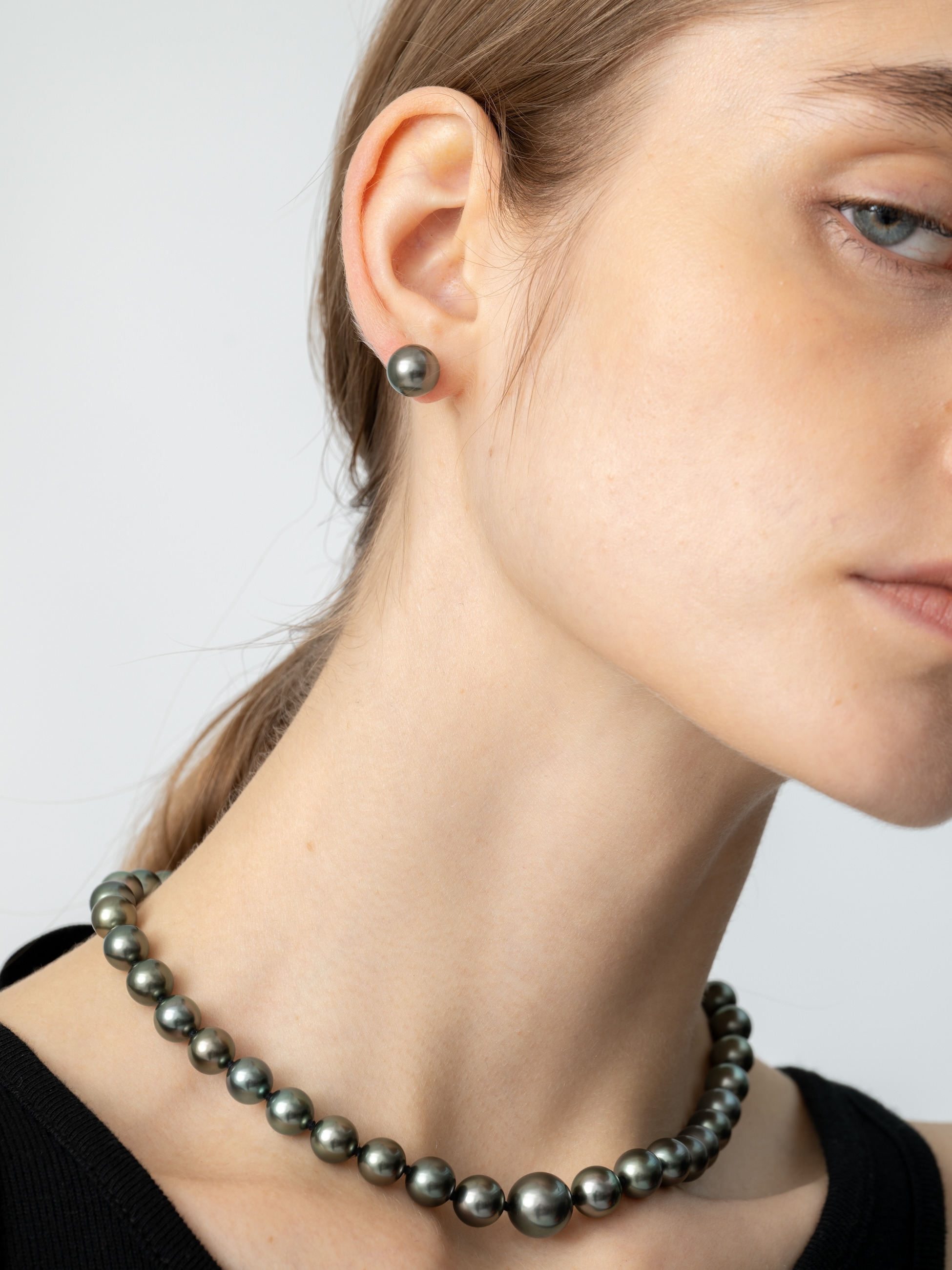 専用 カービングタヒチアンパールピアス R817 専用 カービングタヒチアンパールピアス R817