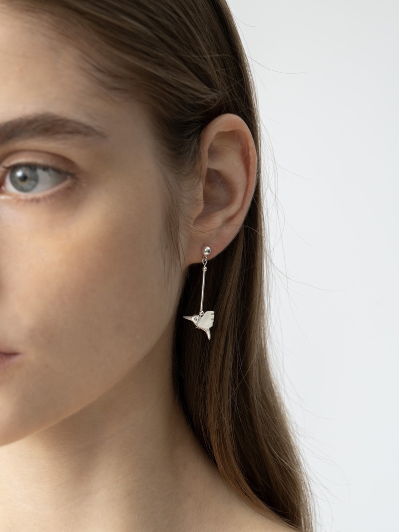 ハミングバード ピアス 詳細画像 silver 5