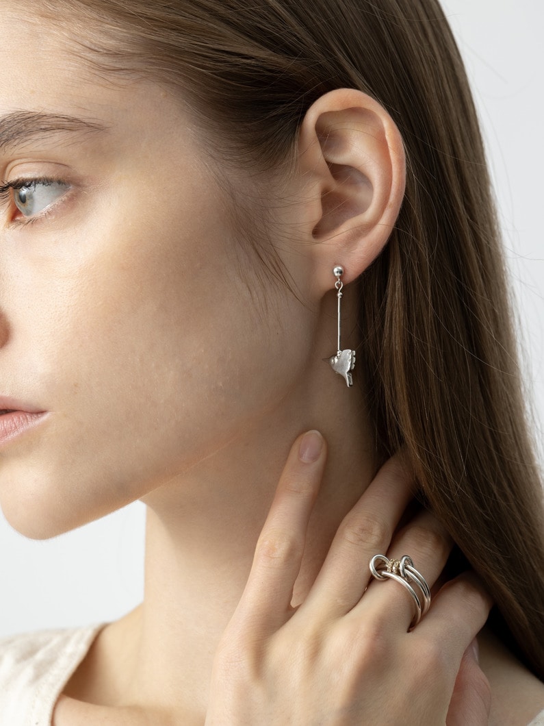 ハミングバード ピアス 詳細画像 silver 6