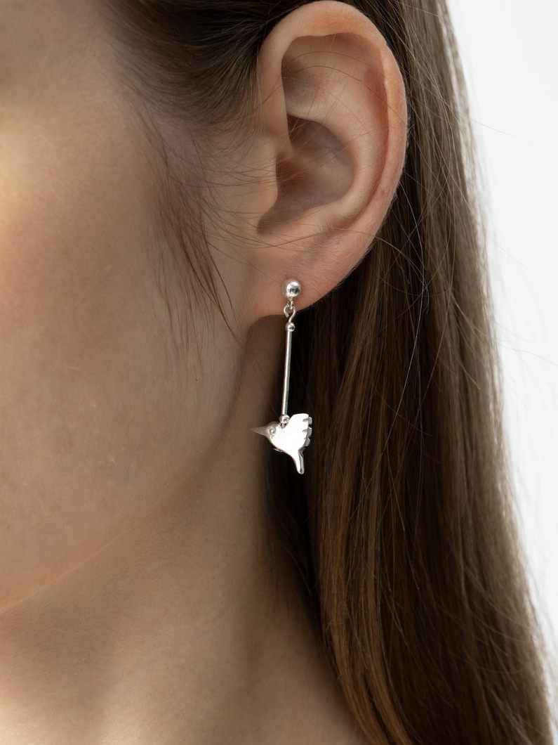 ハミングバード ピアス 詳細画像 silver 7