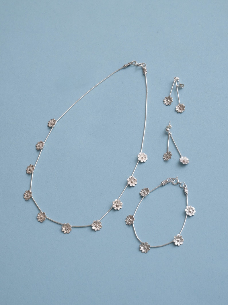 フラワー ピアス 詳細画像 silver 5