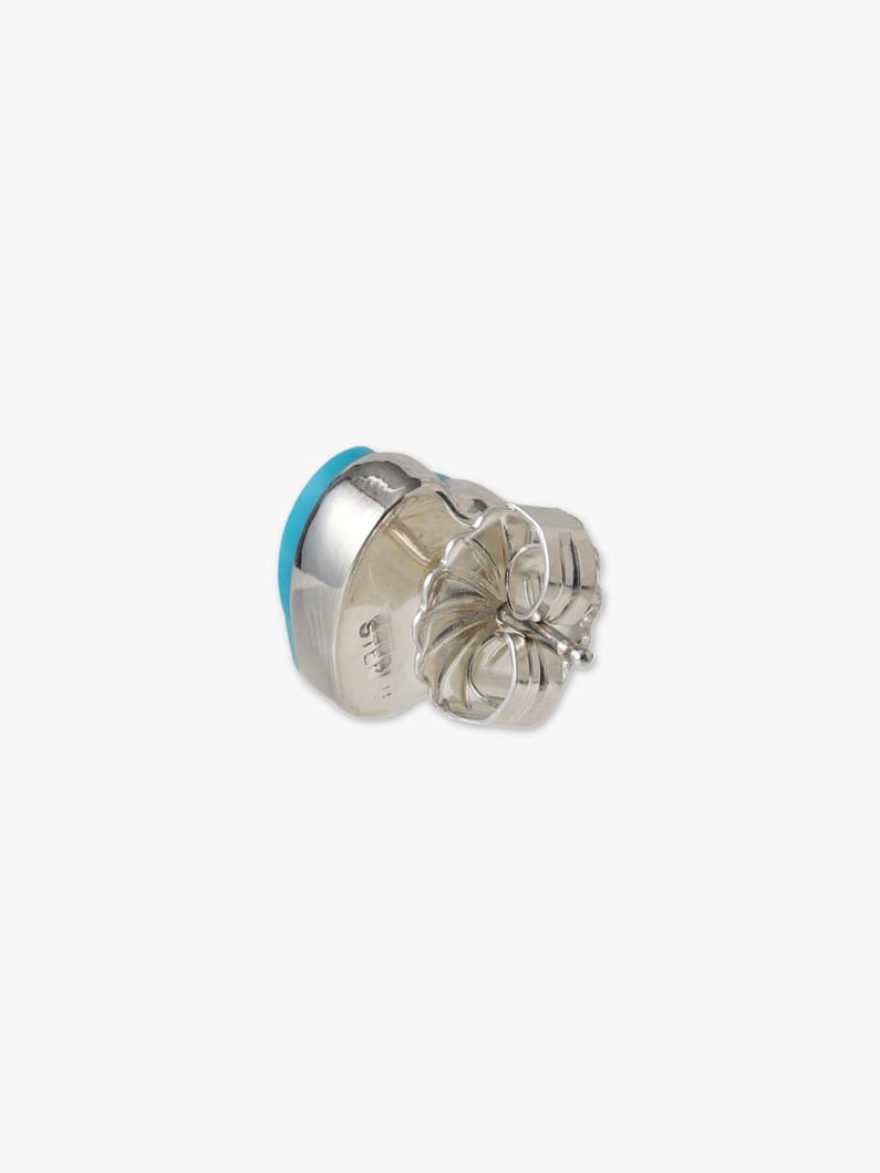 ターコイズ ミニハート ピアス 詳細画像 turquoise 2