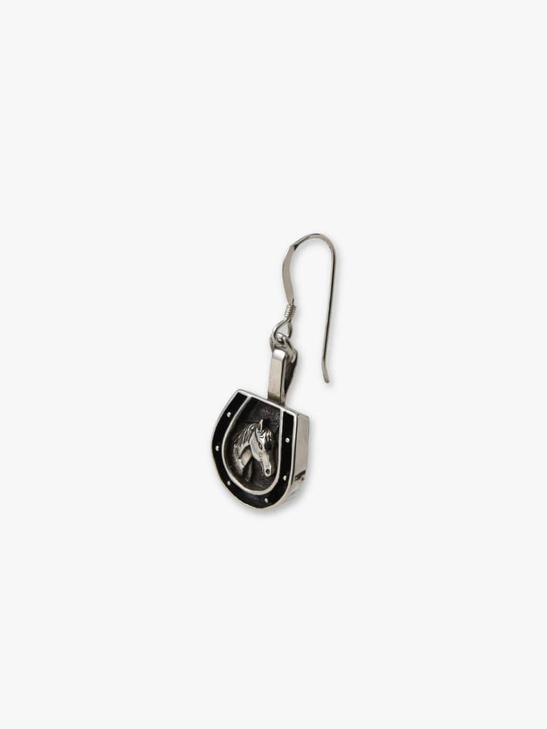 ホース＆ホースシュー ピアス（ミディアム） 詳細画像 silver 1