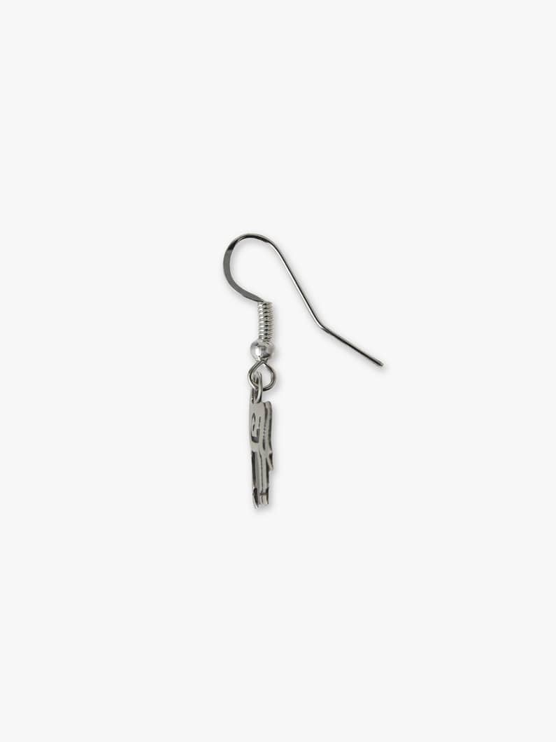 シルバー ホース ピアス 詳細画像 silver 2