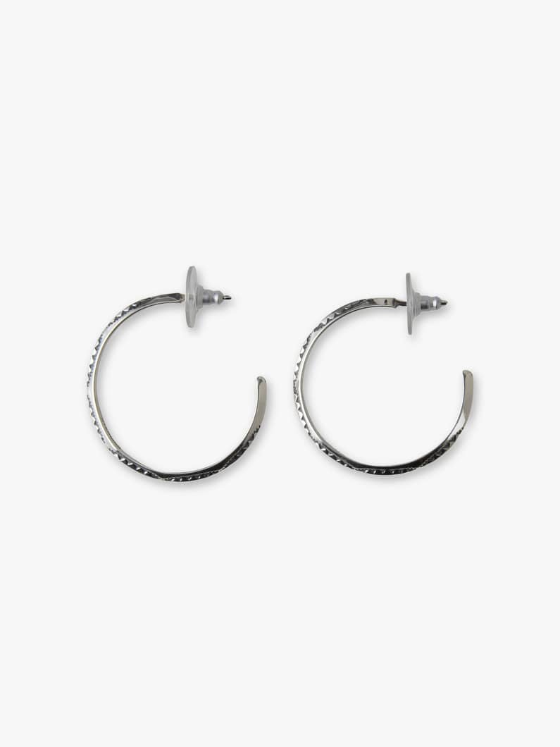 シルバー フープ ピアス（No.7） 詳細画像 silver 1