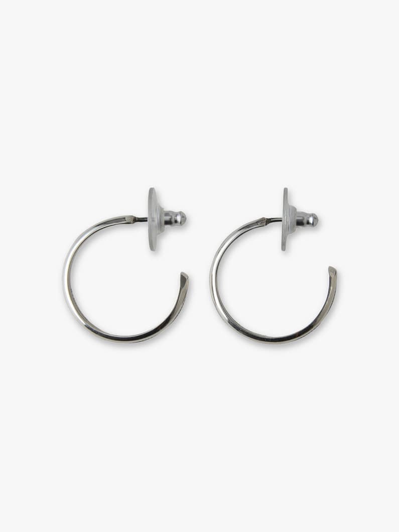 シルバー フープ ピアス（No.8） 詳細画像 silver 1