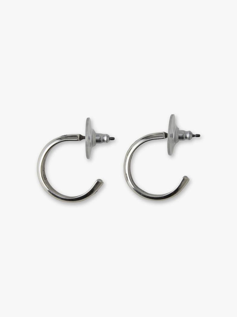 シルバー フープ ピアス（No.9） 詳細画像 silver 1