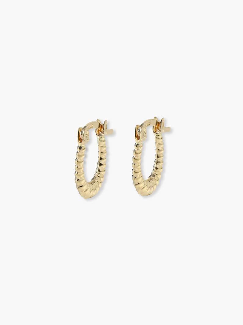 ピッコロ シェル フープピアス 詳細画像 yellow gold 2