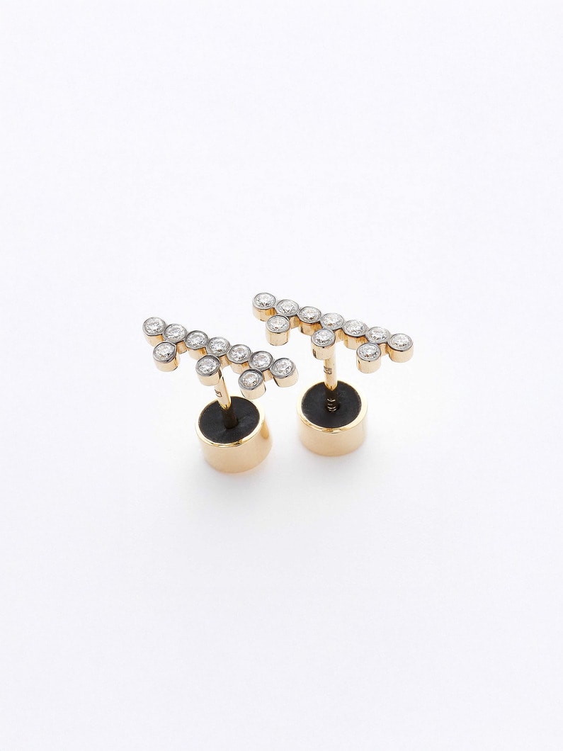 シャニエール スタッドピアス（No.1） 詳細画像 yellow gold 2
