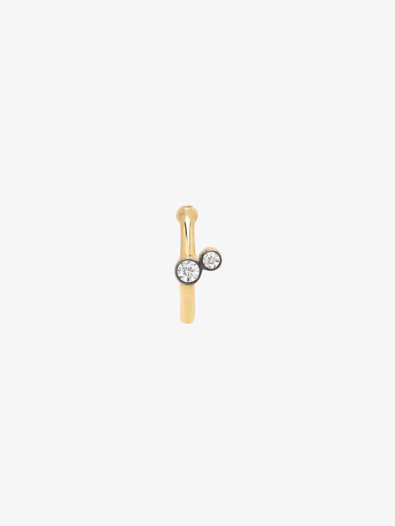 キャラメル フープピアス（No.3） 詳細画像 yellow gold 2