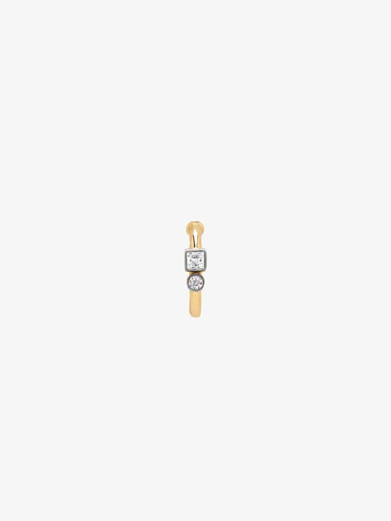 キャラメル フープピアス（No.2） 詳細画像 yellow gold 2