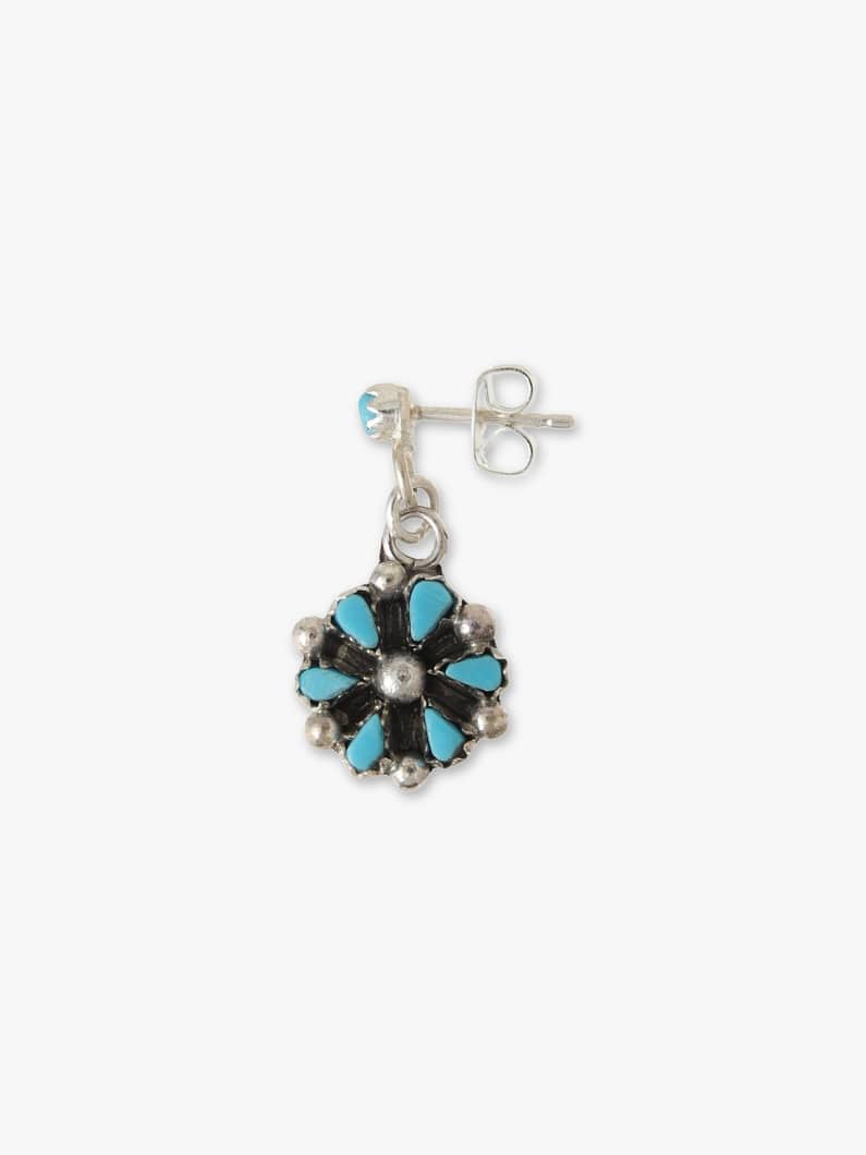 ターコイズ クラスター ピアス 詳細画像 turquoise 1