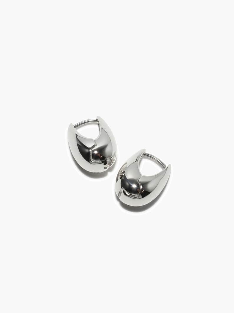 メルテッド ドロップ フープピアス（シルバー）｜BONEE(ボーニー)｜Ron