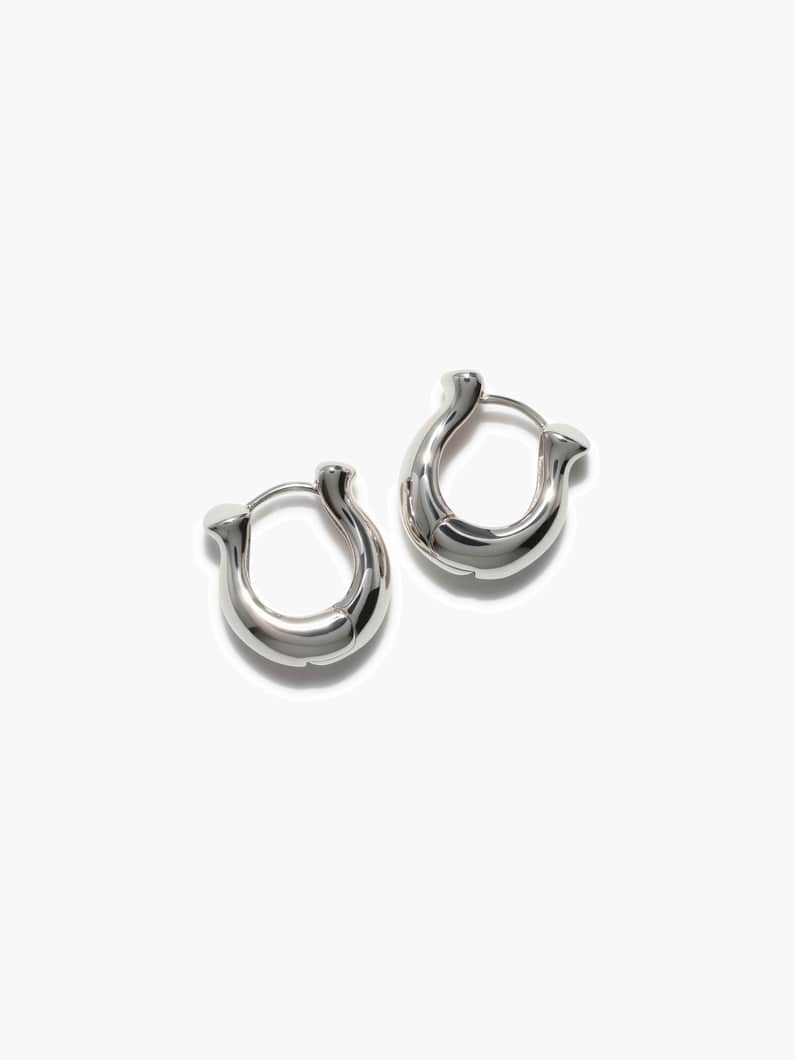カーブド シェイプ フープピアス｜BONEE(ボーニー)｜Ron Herman