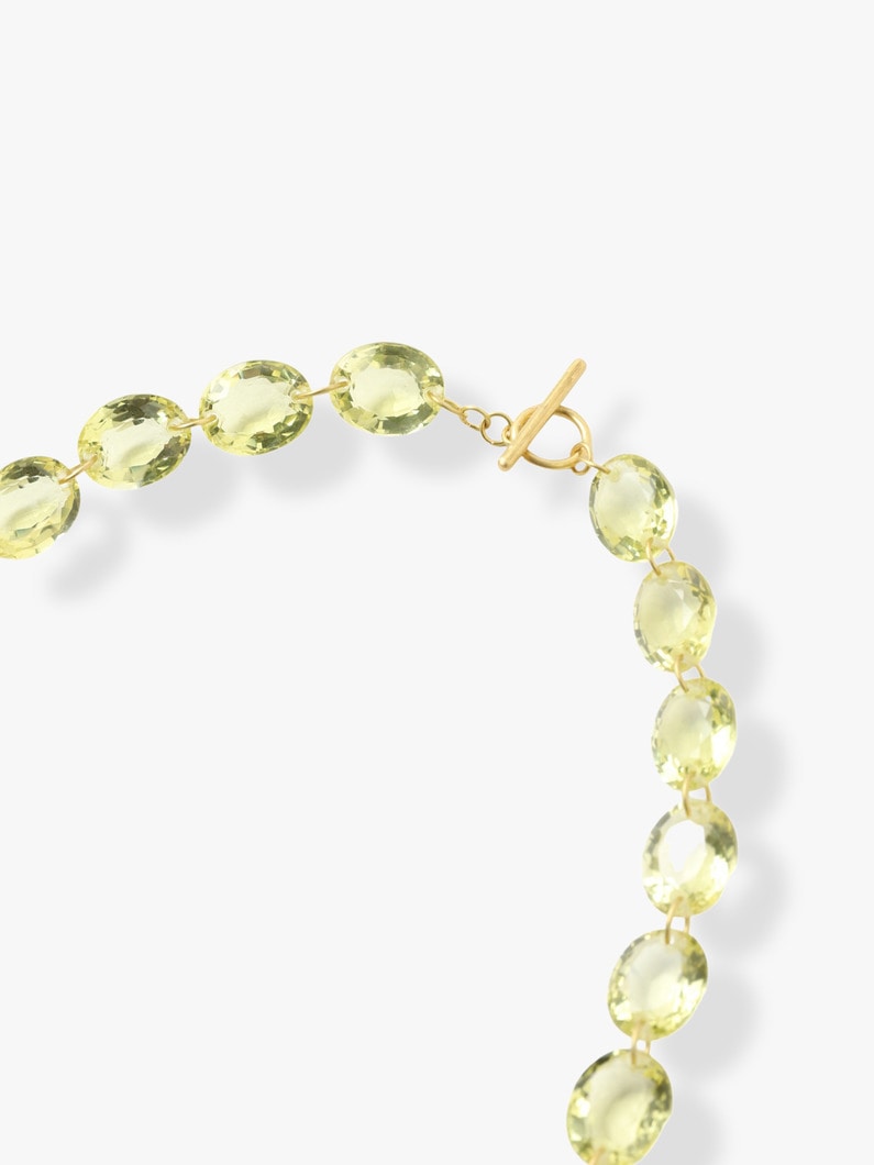 Salome Necklace (Lemon quartz) 詳細画像 gold 3