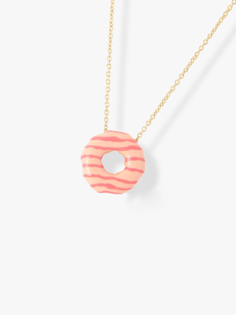 Raspberry Filled Donut Necklace 詳細画像 gold 1
